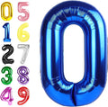 9 Number Balloons Cream 40 Inch Foil Balloon by Argthjy