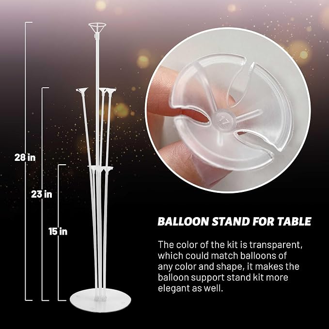 30 Sets Balloon Stand Kit, Balloon Sticks - Image 2