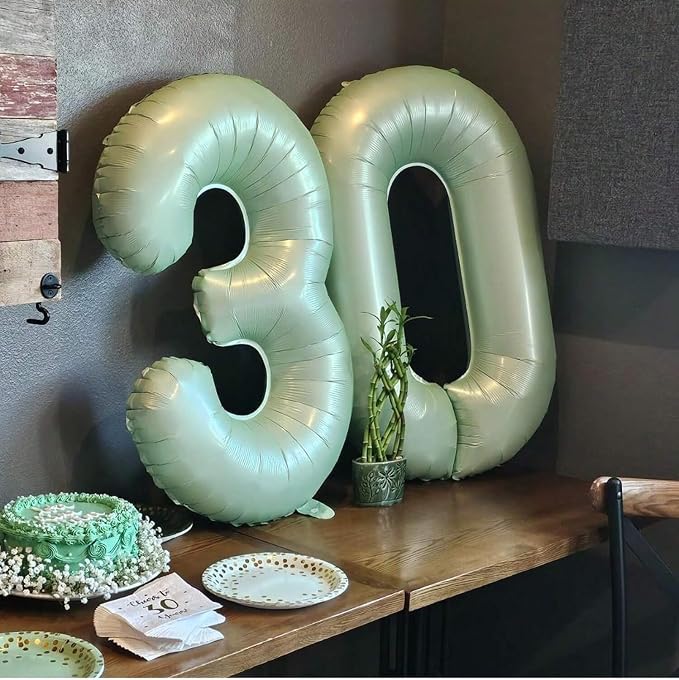 Oliver Green Number 6 Balloon 40 Inch - Image 3