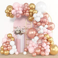 Amandir 153pcs Rose Gold Balloon Garland Arch Kit Different Sizes | 18 12 10 5 by Amandir
