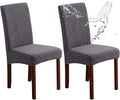 Waterproof Dining Chair Covers Set of 2 Parsons Chair Slipcovers | Double by Genina