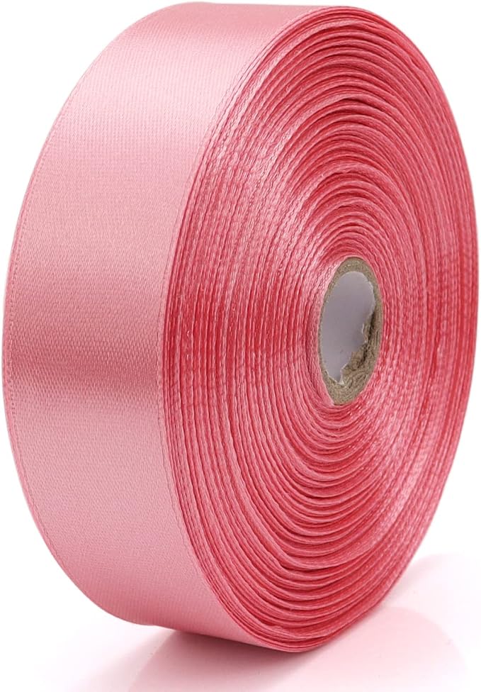 Nsilu 1 inch, Rose Gold Ribbon for Gift Wrapping 50 Yards Perfect Wedding Party - Image 3
