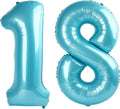 Pearl Blue 18 Number Balloon by Upgesy
