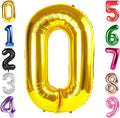 40 Inch Gold Number 0 Balloon Birthday Party Decorations by Hadoife