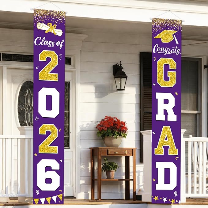 Graduation Decorations 2026 Porch Banner, Graduation Banner Class of 2026 - Image 7