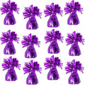 Metallic Plastic Wrapped Balloon Weights Party Decorations 12 Pcs by RoyalHouse