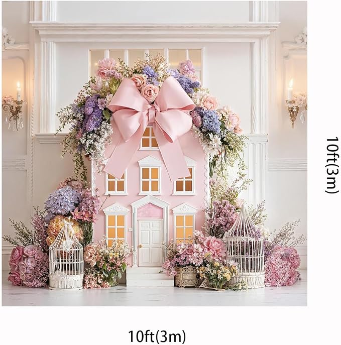Kate 10x10ft Spring Scenic Flowers Decoration Backdrops - Image 2