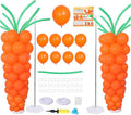 Carrot Balloon Column Stand Kit 2 Sets, 2 Adjustable Metal Pillars by KIRINDECORATION