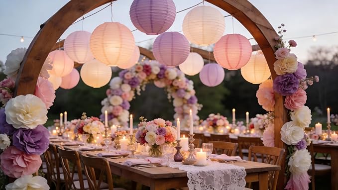 ZOOYOO 10Pcs Paper Lanterns, Baby Shower, Theme Party Garden Home Decor - Image 4
