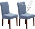 Waterproof Dining Chair Covers Set of 2 Parsons Chair Slipcovers | Double by Genina