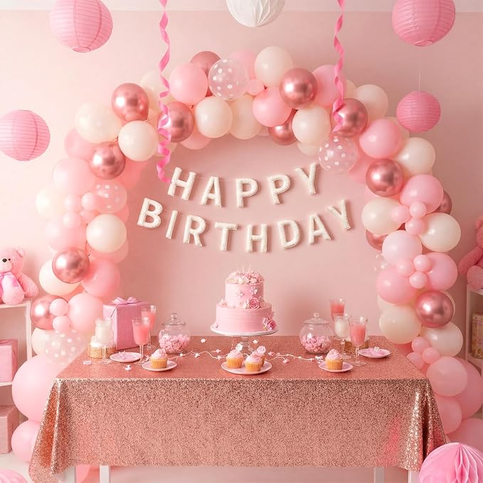 Pre-strung Happy Birthday Banner Sign Reusable Felt Happy Birthday Garland - Image 5