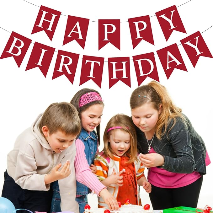 Happy Birthday Banner Birthday Party Supplies - Image 3