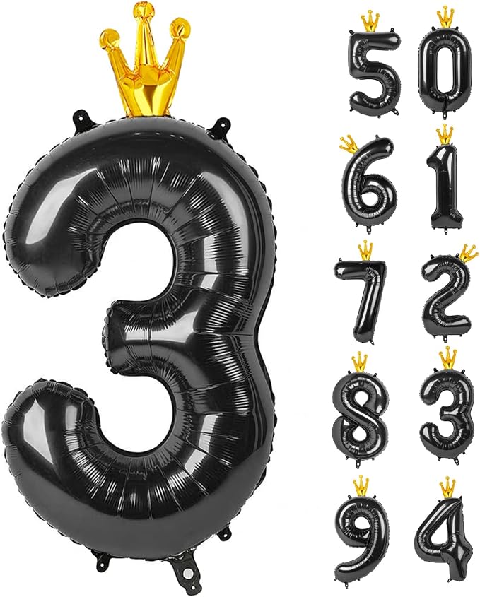 Black 3 Balloon by IWERP