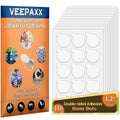 150Pcs Double Sided Adhesive Dots, Removable Clear Dots Sticky Tack, Waterproof by Veepaxx