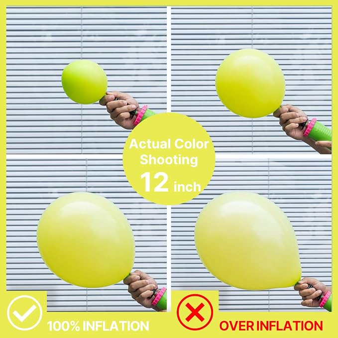 PartyWoo Lime Balloons 50pcs Green Light Pastel Kelly Green Color | 12 Inch - Image 3