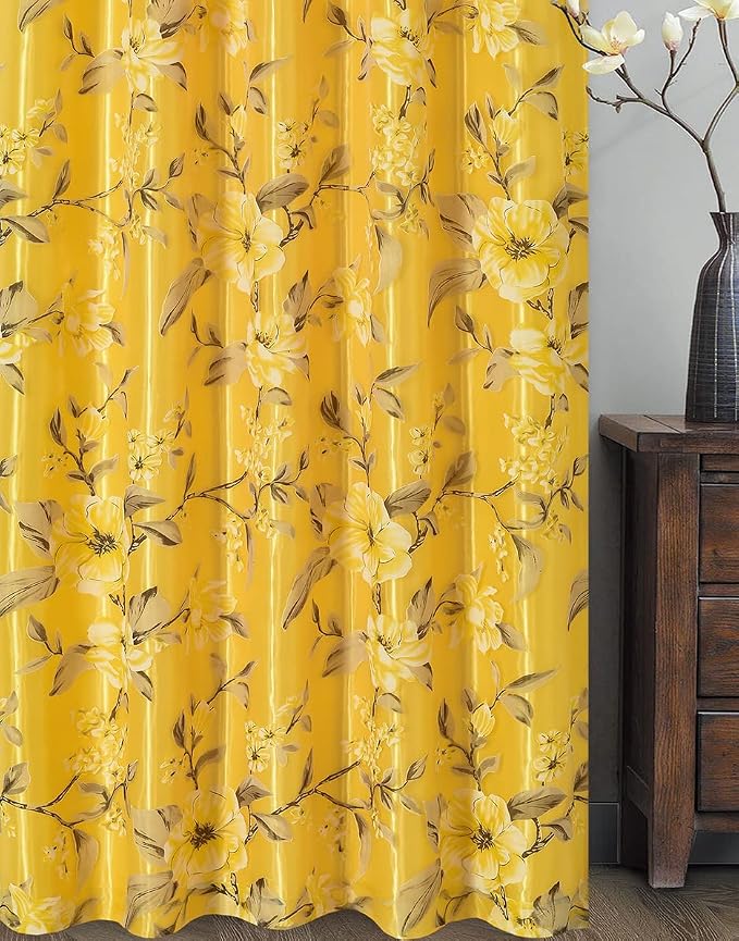 GOHD Roman Romance. Burnt-Out Printed Organza Window Curtain Treatment.Curtain - Image 8