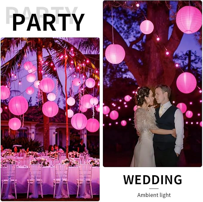 24 Pack Paper Lantern Lights, Mini LED Battery Operated Lights, Last 36 Hours - Image 5