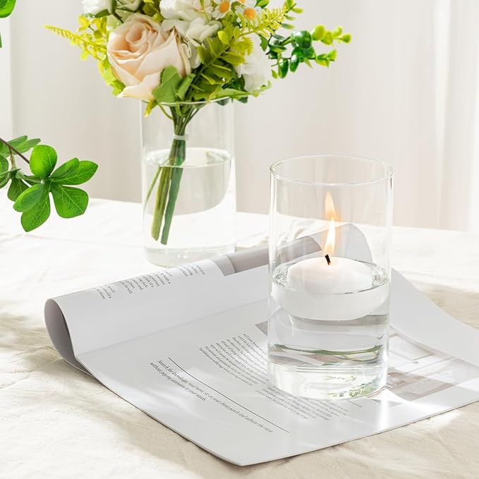 12pcs Glass Cylinder Vases for Centerpieces - Image 7