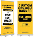 Customized Retractable Banner Aluminum Alloy Frame Portable, Suitable by GagetElec