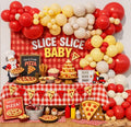 Pizza Party Balloon Arch Garland Kit by Beaumode