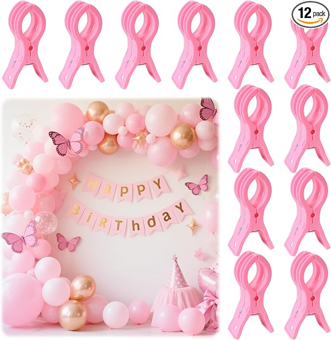 PUGPIU 12 Pack Balloon Arch Clips by Unknown