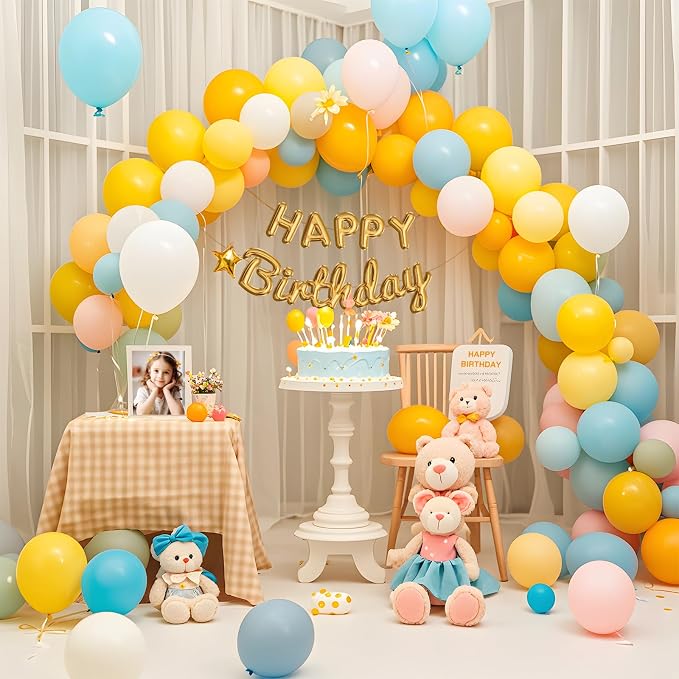 KICNIC Balloon Arch Strip, 49ft Balloon Tape and 300 Glue Point Dots, Balloons - Image 6