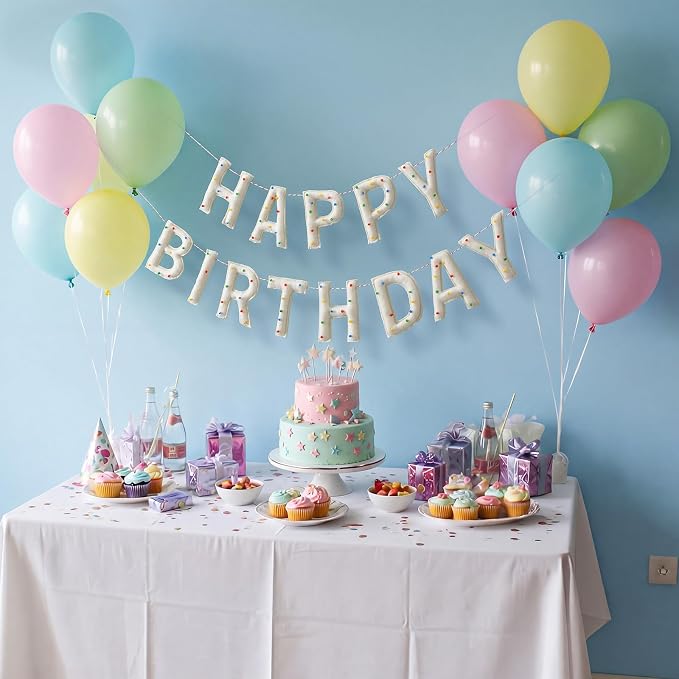 Pre-strung Happy Birthday Banner - Image 6