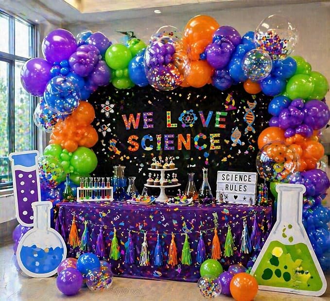 141Pcs Science Fair Balloon Arch Garland Kit - Image 8