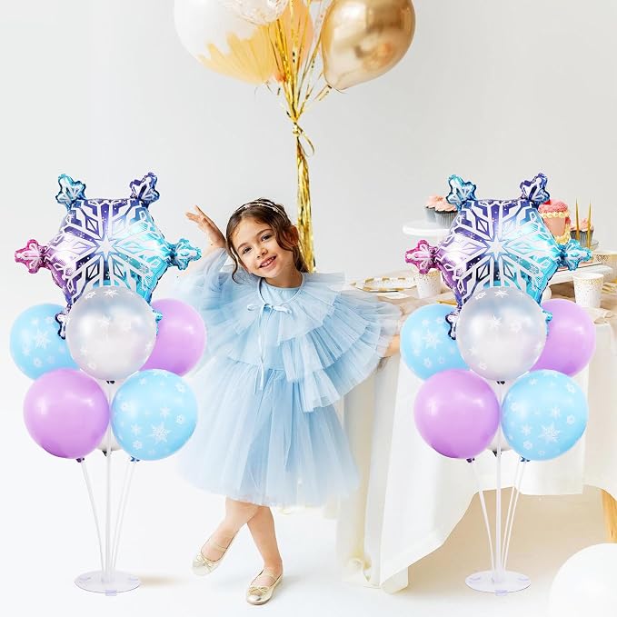 Snow Balloon Table Centerpiece Stand Kit 2 Sets - Image 6