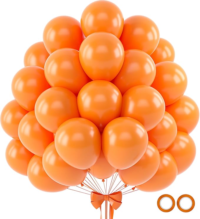 110pcs Orange Balloons 12 Inch Latex Balloon Arch Kit by BAIBAOXIANG