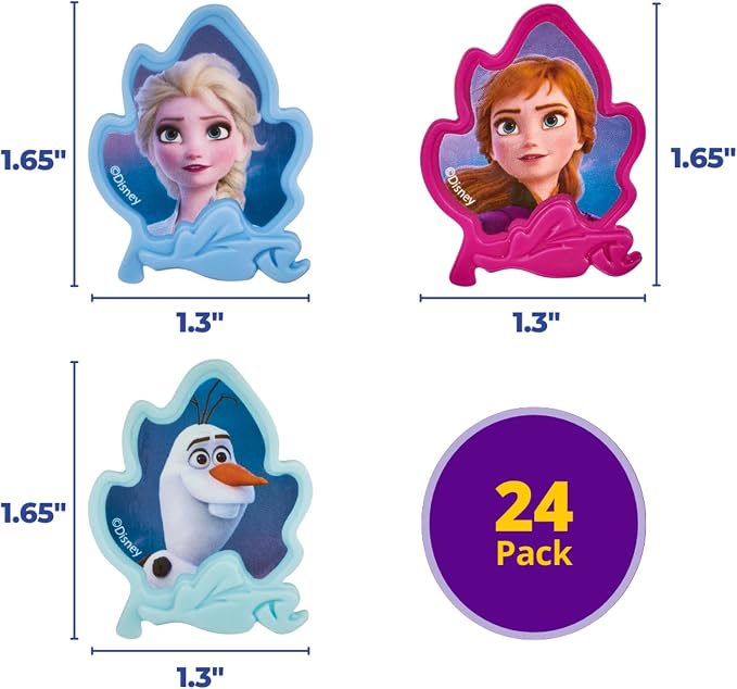 DecoPac Frozen II Rings, Cupcake Decorations Featuring Elsa, And Olaf - Image 4