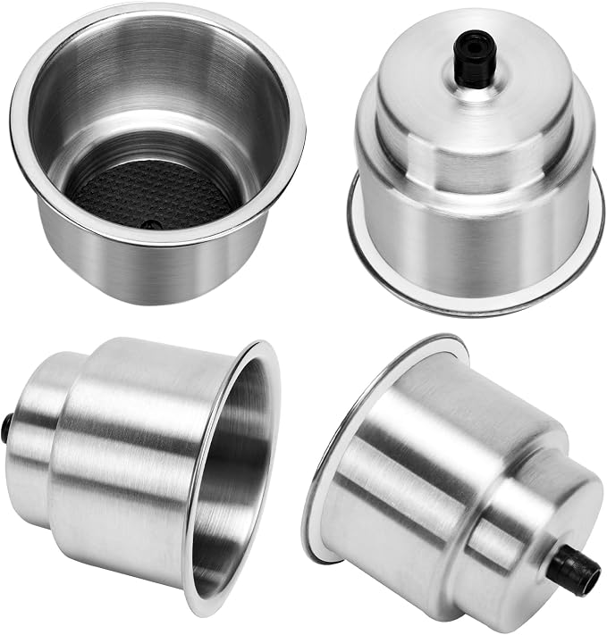 Amarine Made 4pcs Stainless Steel Cup Drink Holder - Image 2
