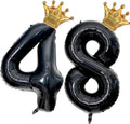 40 inch Large Black 48 Balloon Number by Unknown