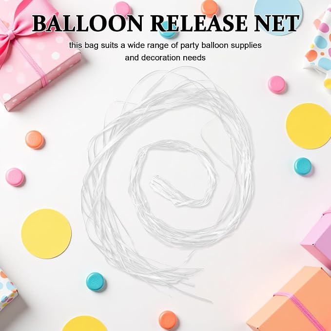 Mikikit Reusable Balloon Drop Net Bag - Image 6
