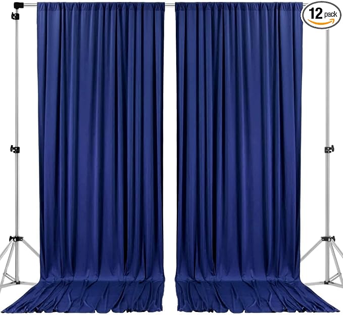 AK TRADING CO. 10 feet x 10 feet Polyester Backdrop Drapes Curtains Panels by Fabrics%7CEventDecor%7CCrafts%7CUpholsteryFoam