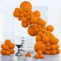 PartyWoo Burnt Orange Balloons 123pcs Terracotta Fall Color 18 12 10 5 Inch | by PartyWoo