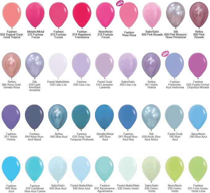 Sempertex Fashion Blue Balloons, 18 Inch, vibrant color, ships uninflated - Image 8