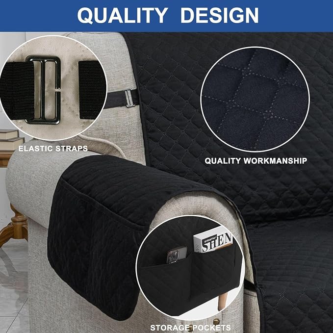 XINEAGE Quilted Sofa Cover Waterproof Couch Covers - Image 3