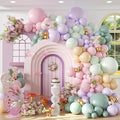 157pcs Pastel Pink and Purple Balloon Arch Garland Kit by Vicduotex