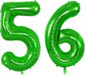 Number 56 Balloons for 56th Birthday Party Decorations, 0-100 Large No.56 by Joycard