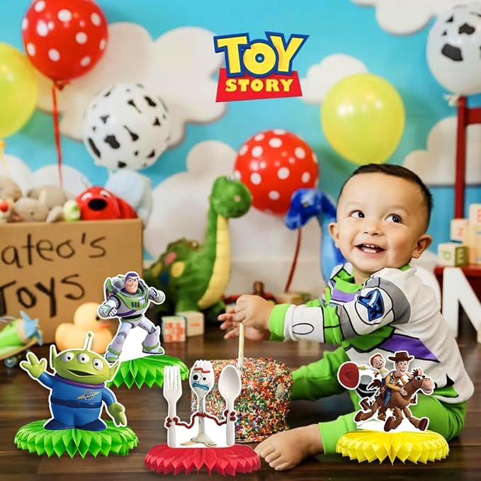 For Toy Story Birthday Party Supplies, Double Sided Table Decorations - Image 4