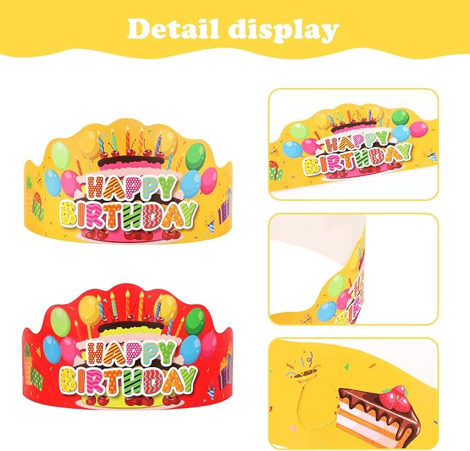 30 Pack Paper Crowns for Kids - Image 9