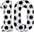 Soccer 10 Balloon Number, 40 Inch Soccer Number 10 Foil Balloon by Froova
