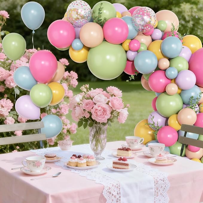 Amandir 153Pcs Flower Balloons Arch Garland Kit Different Sizes | 18 12 10 5in - Image 6