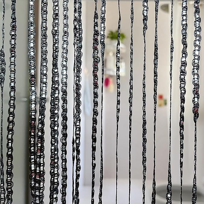 Home Decor Sequin Curtain for Doorway, Door String Curtains, 39x79 inch Hanging - Image 6