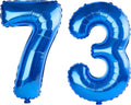 40 Inch Number 73 Balloons for 73rd Birthday Party Decorations, 0-100 Dark Blue by FOBELEC