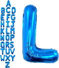 40 Inch Blue Letter L Balloons, DIY Phrase Foil Alphabet Letter L Balloons DIY by LHOAVWE