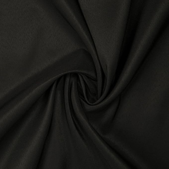 Gee Di Moda Square Tablecloth - 52 x 52 Inch Black Table Cloth for Small Square or Round Tables - Heavy Duty Washable Fabric - for Buffet Table, Holiday Party, Dinner, Wedding & Baby Shower