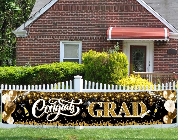 2026 Graduation Decorations-Congrats Grad Yard Sign Banner Decoration - Image 8