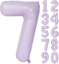 40 In Matte Purple Number Balloons Helium Foil Mylar Balloon Digital 7 | Perfect by Exquisitehighqualitypartydecorationstomeetyoureveryneed%EF%BC%81